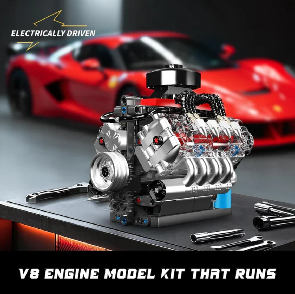 Wheelix™ Mini V8 Engine Set