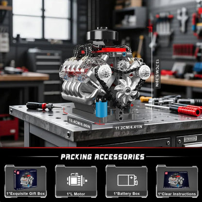 Wheelix™ Mini V8 Engine Set