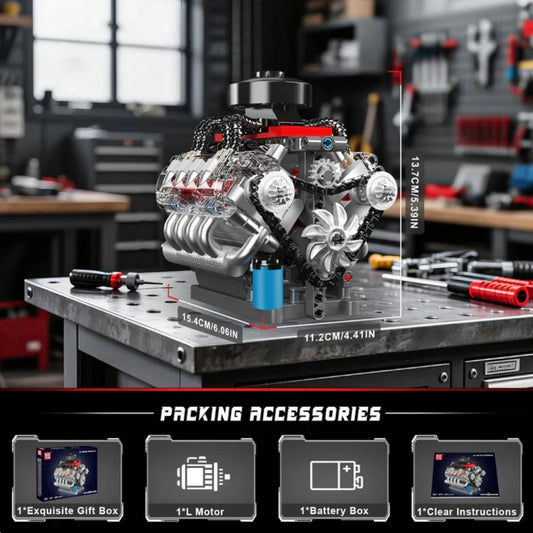 Wheelix™ Mini V8 Engine Set
